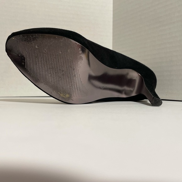 Steve Madden Russh Black Suede Platforn Heels - Picture 7 of 9